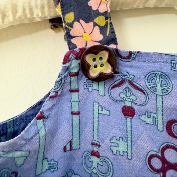 Matilda Jane Paint By Numbers Lace Apron Dress Colorful Mixed Print, Size 18m - Picture 10 of 14